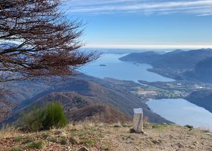 Panorama di vetta verso S