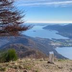 Panorama di vetta sui laghi Mergozzo e Maggiore